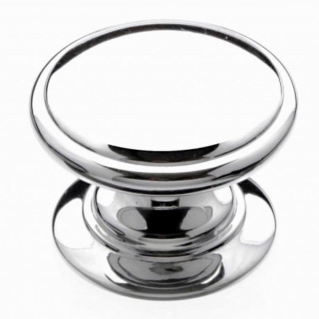  N140046/35CP 1-3/8" inch (35mm) CP Finish Chrome Plated Shining Bright Post-Modern design style Kitchen Cabinet Knob Handle Closet Wood Door Knob Cabinet Door Decoration Hardware Home Decor Furniture Handle Knob Drawer Knob Cupboard Knob