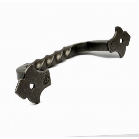 P155002/100AI 3-9/10" inch (100mm) Beautiful Vintage vintage Iron Work Antique west wild style Hand Welding Kitchen Cabinet Pull Handle Closet Wood Door Pull handle Cabinet Door Decorative Hardware Home Decor Cabinet Furniture Pull Drawer