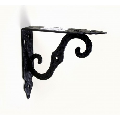  70019 Antique black steel shelf support Wall Mounting Bracket Frame Racks Wall Bookshelf (2PCS/pack)
