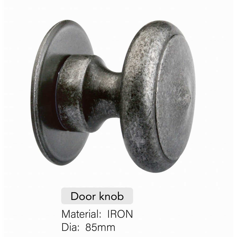  D4002/AI Antique Ironwork Door Knob Antique weathered Natural Iron Door Handle Door Pull Hand forged Beautiful Vintage Decorative Hardware Home Decor Rustic Wild West Style French Design Old World arts crafts creations hand made Antique Door Hard