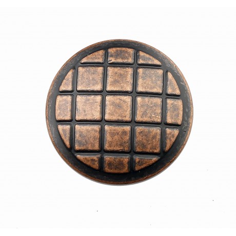  N402/29AC 1-1/4" inch (29mm) Beautiful Vintage Antique Copper Kitchen Cabinet Knob Closet Wood Door Knob handle Cabinet Door Decorative Hardware Home Decor Furniture Pull Drawer Knob Cupboard Pull