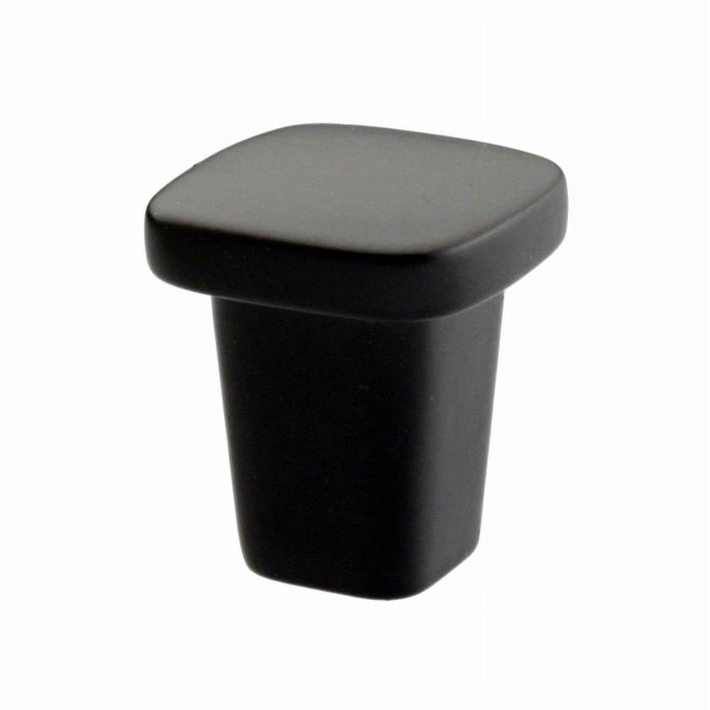  4/5"(22MM) N88477/22BLK Flat Black Finish Powder Coated Euro Design Modern Style Kitchen Cabinet Knob Handle Closet Wood Door Pull Knob Cabinet Door Decorative Hardware Home Decor Cabinet Furniture Knob Drawer Knob Cupboard Knob