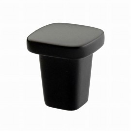  4/5"(22MM) N88477/22BLK Flat Black Finish Powder Coated Euro Design Modern Style Kitchen Cabinet Knob Handle Closet Wood Door Pull Knob Cabinet Door Decorative Hardware Home Decor Cabinet Furniture Knob Drawer Knob Cupboard Knob
