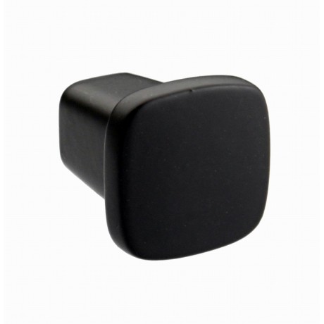  4/5"(22MM) N88477/22BLK Flat Black Finish Powder Coated Euro Design Modern Style Kitchen Cabinet Knob Handle Closet Wood Door Pull Knob Cabinet Door Decorative Hardware Home Decor Cabinet Furniture Knob Drawer Knob Cupboard Knob