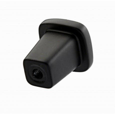  4/5"(22MM) N88477/22BLK Flat Black Finish Powder Coated Euro Design Modern Style Kitchen Cabinet Knob Handle Closet Wood Door Pull Knob Cabinet Door Decorative Hardware Home Decor Cabinet Furniture Knob Drawer Knob Cupboard Knob