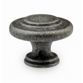  N88555/32IG 1-1/4"inch 32mm) Beautiful Vintage Weathered Iron Gray Kitchen Cabinet Knob Closet Wood Door Knob handle Cabinet Door Decorative Hardware Home Decor Furniture Pull Drawer Knob Cupboard Pull