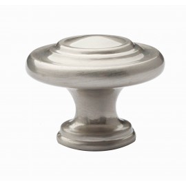  1-1/4" inch (32mm)N88555/32SN Slightly Brushed Satin Nickel style Kitchen Cabinet Knob pull Closet Wood Door Knob Cabinet Door Decoration Hardware Home Decor Furniture Handle Knob Drawer Knob Cupboard Knob