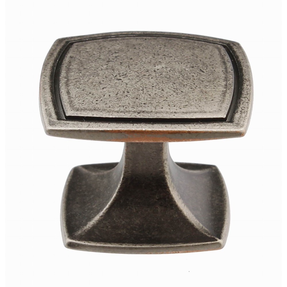  N88704/40ARS 1-1/2" inch (40mm) Beautiful Vintage Aged Victorian Antique Ruby Silver Kitchen Cabinet Knob Closet Wood Door Knob handle Cabinet Door Decorative Hardware Home Decor Furniture Pull Drawer Knob Cupboard Pull