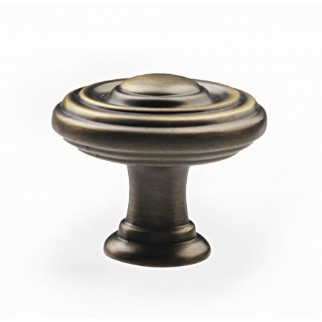  9/10" inch (24mm) N88727/24ABB Antique Bronze Brushed style Kitchen Cabinet Knob pull Closet Wood Door Knob Cabinet Door Decoration Hardware Home Decor Furniture Handle Knob Drawer Knob Cupboard Knob