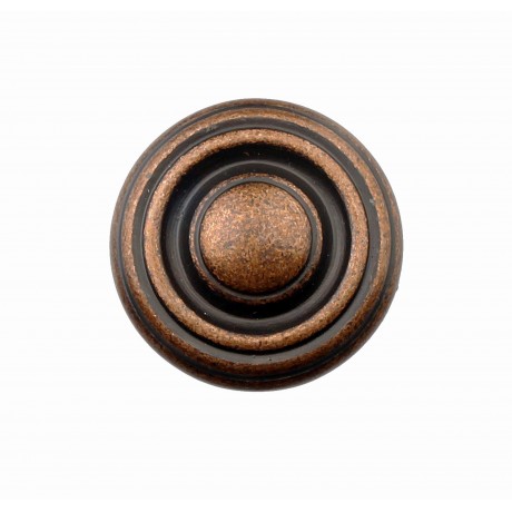  N88727/24AC 1" inch (24mm) Beautiful Vintage Antique Copper Kitchen Cabinet Knob Closet Wood Door Knob handle Cabinet Door Decorative Hardware Home Decor Furniture Pull Drawer Knob Cupboard Pull