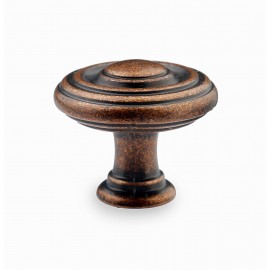  N88727/24AC 1" inch (24mm) Beautiful Vintage Antique Copper Kitchen Cabinet Knob Closet Wood Door Knob handle Cabinet Door Decorative Hardware Home Decor Furniture Pull Drawer Knob Cupboard Pull