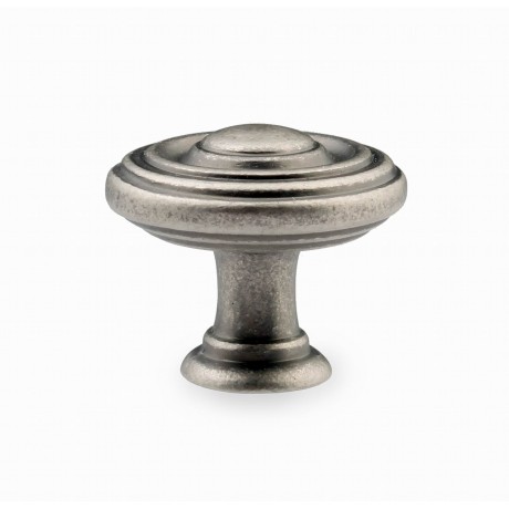  N88727/24AP 1" inch (24mm) Beautiful Vintage Classic Elegent Style Design Antique Pewter Kitchen Cabinet Knob Closet Wood Door Knob handle Cabinet Door Decorative Hardware Home Decor Furniture Pull Drawer Knob Cupboard Pull
