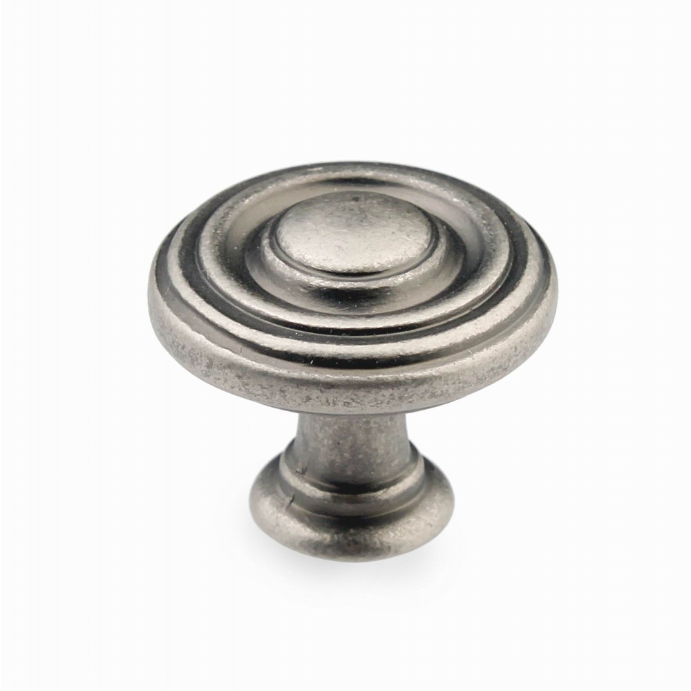  N88727/24AP 1" inch (24mm) Beautiful Vintage Classic Elegent Style Design Antique Pewter Kitchen Cabinet Knob Closet Wood Door Knob handle Cabinet Door Decorative Hardware Home Decor Furniture Pull Drawer Knob Cupboard Pull