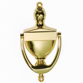  D28068/160BP 6-3/8" inch Door knocker 6-3/8" inch 160mm height BP Bright Brass Plated Finish Decorative Door Hardware Builders Hardware quick install Home Hardware Home Decor