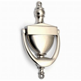  D28068/160SN 6-3/8" inch Door knocker 160mm height SN Satin Nickel Finish with slightly brushed mark Decorative Door Hardware Builders Hardware quick install Home Hardware Home Decor