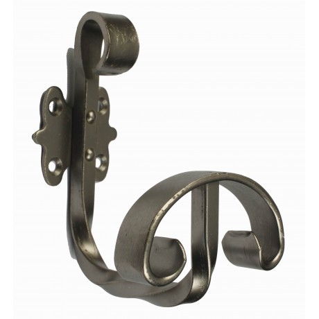  H0006/AI Antique Ironwork Hook Antique Curtain Hook weathered Natural Iron forged Beautiful Vintage Decorative Hardware Home Decor Rustic Wild West American Style French Design Old World arts crafts creations hand made Antique Home Hardware