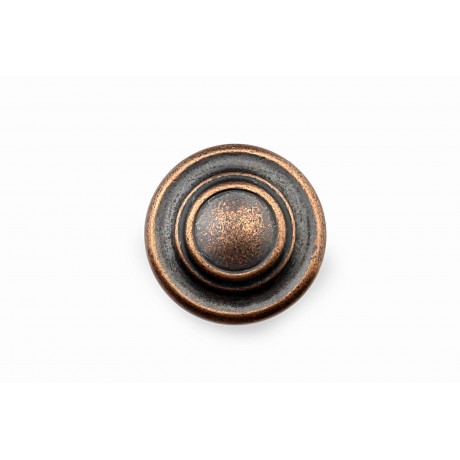 N88555/32AC 1-1/4" inch (32mm) Beautiful Vintage Antique Copper Kitchen Cabinet Knob Closet Wood Door Knob handle Cabinet Door Decorative Hardware Home Decor Furniture Pull Drawer Knob Cupboard Pull