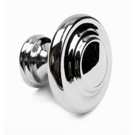  N88555/32CP 1-1/4 " inch (32mm) CP Finish Chrome Plated Shining Bright Style Kitchen Cabinet Knob Handle Closet Wood Door Knob Cabinet Door Decoration Hardware Home Decor Furniture Handle Knob Drawer Knob Cupboard Knob