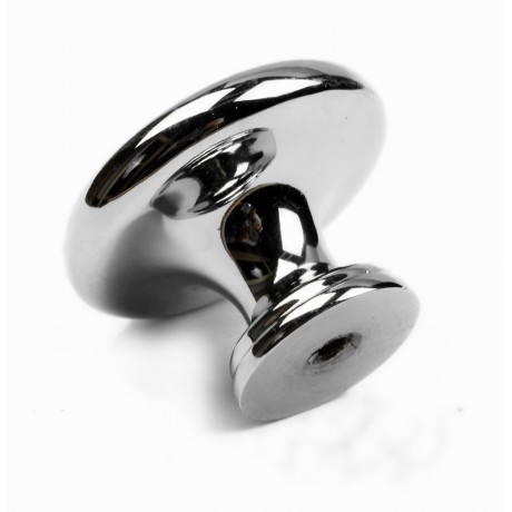  N88555/32CP 1-1/4 " inch (32mm) CP Finish Chrome Plated Shining Bright Style Kitchen Cabinet Knob Handle Closet Wood Door Knob Cabinet Door Decoration Hardware Home Decor Furniture Handle Knob Drawer Knob Cupboard Knob
