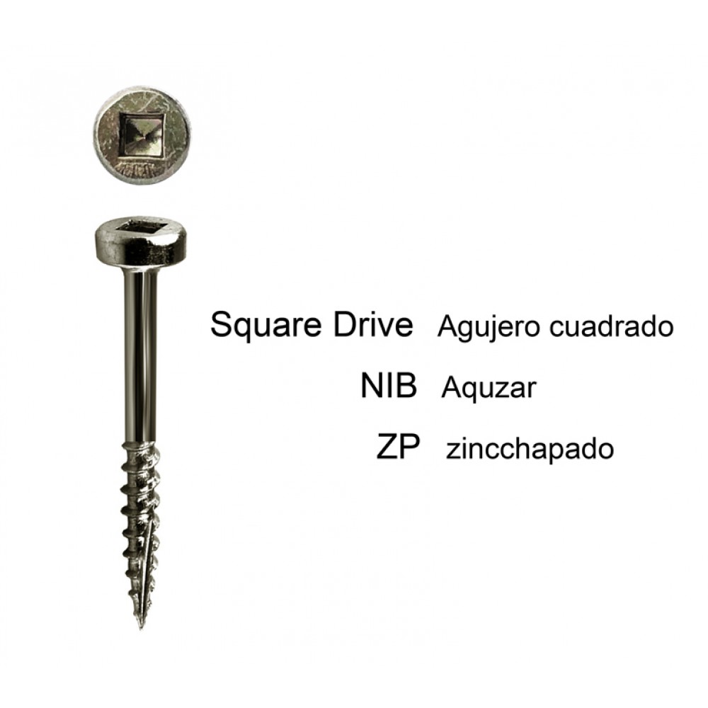 FILLISTER SQ DRIVE MODIFIED PAN HEAD SCREW TYPE-17 DEEP THREAD K6112 K6134 K62 