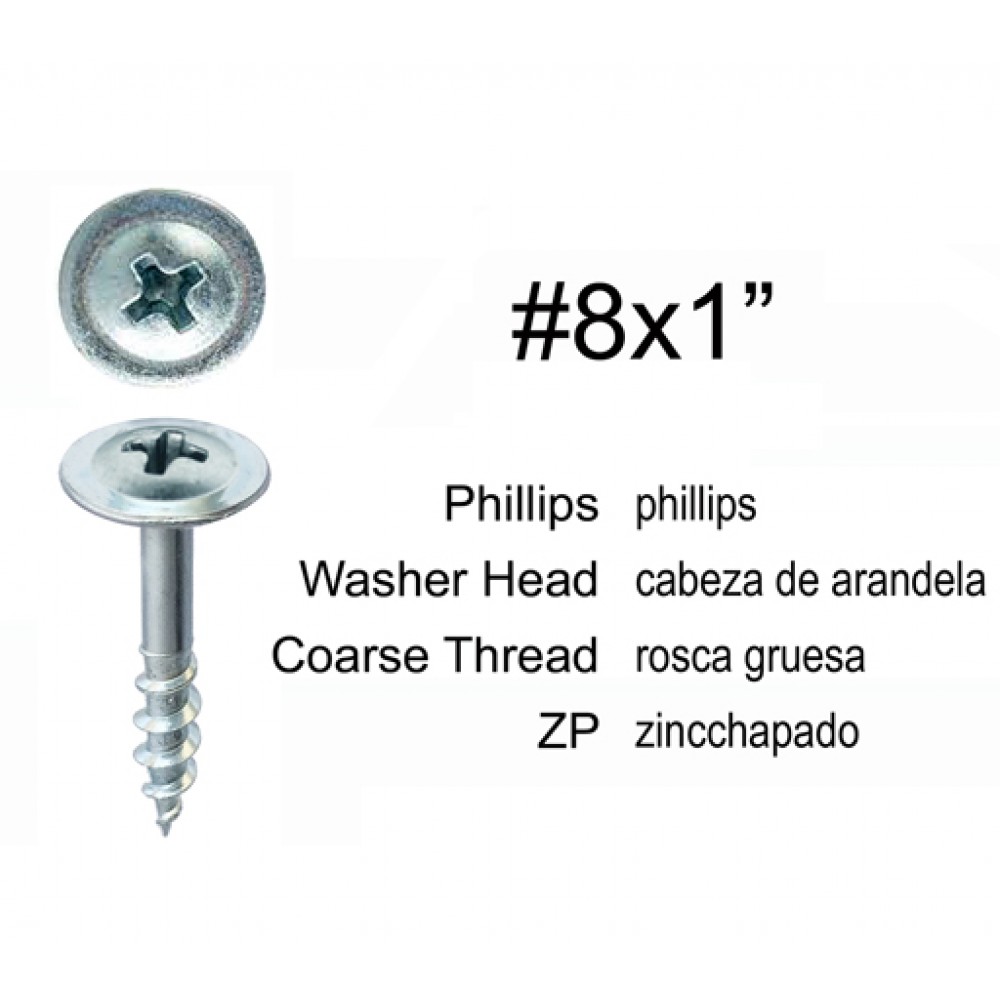 SA81 LRG MOD TRUSS PHILLIPS QUICK DR SCREW ZP