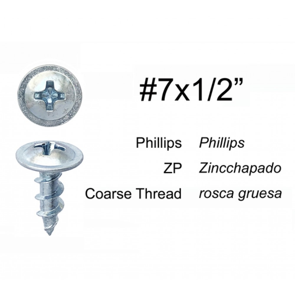 SB712 MODIFIED TRUSS HEAD SCREW PHILLIPS DR COARSE THREAD