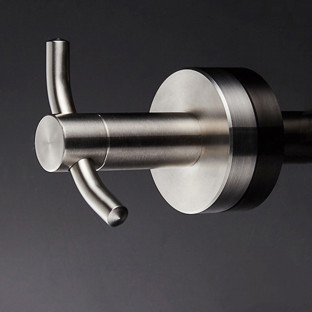 BSS70611, Double Towel Robe Hook, Coat Hook, Back Door Hook Bath Hook Wall Mount. Stainless Steel Brushed Finish.