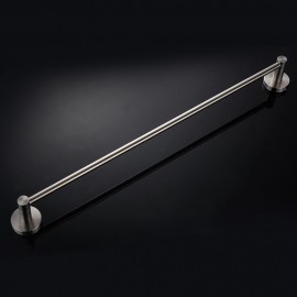 BSS70624 24" Inch, Bathroom Towel Single Bar Holder, Towel Rail Holder Wall Mount, Stainless Steel Brushed Finish.