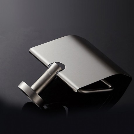 BSS70651, Bathroom Tissue Roll Holder Hanger Toilet Paper Holder, Bathroom Paper Towel Dispenser, Wall Mount. Stainless Steel Brushed Finish.