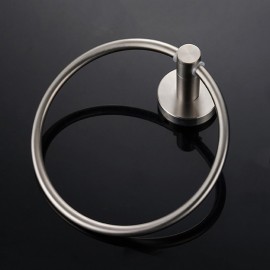 BSS70661, Bathroom Towel Ring Bar Towel Holder, Stainless Steel Brushed Finish