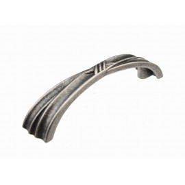  P405.AS Beautiful Vintage Antique Silver, True Silver finish Kitchen Cabinet Pull Handle Closet Wood Door Pull handle Cabinet Door Decorative Hardware Home Decor Victorian Fashion Silver Home Decor Cabinet Furniture Pull