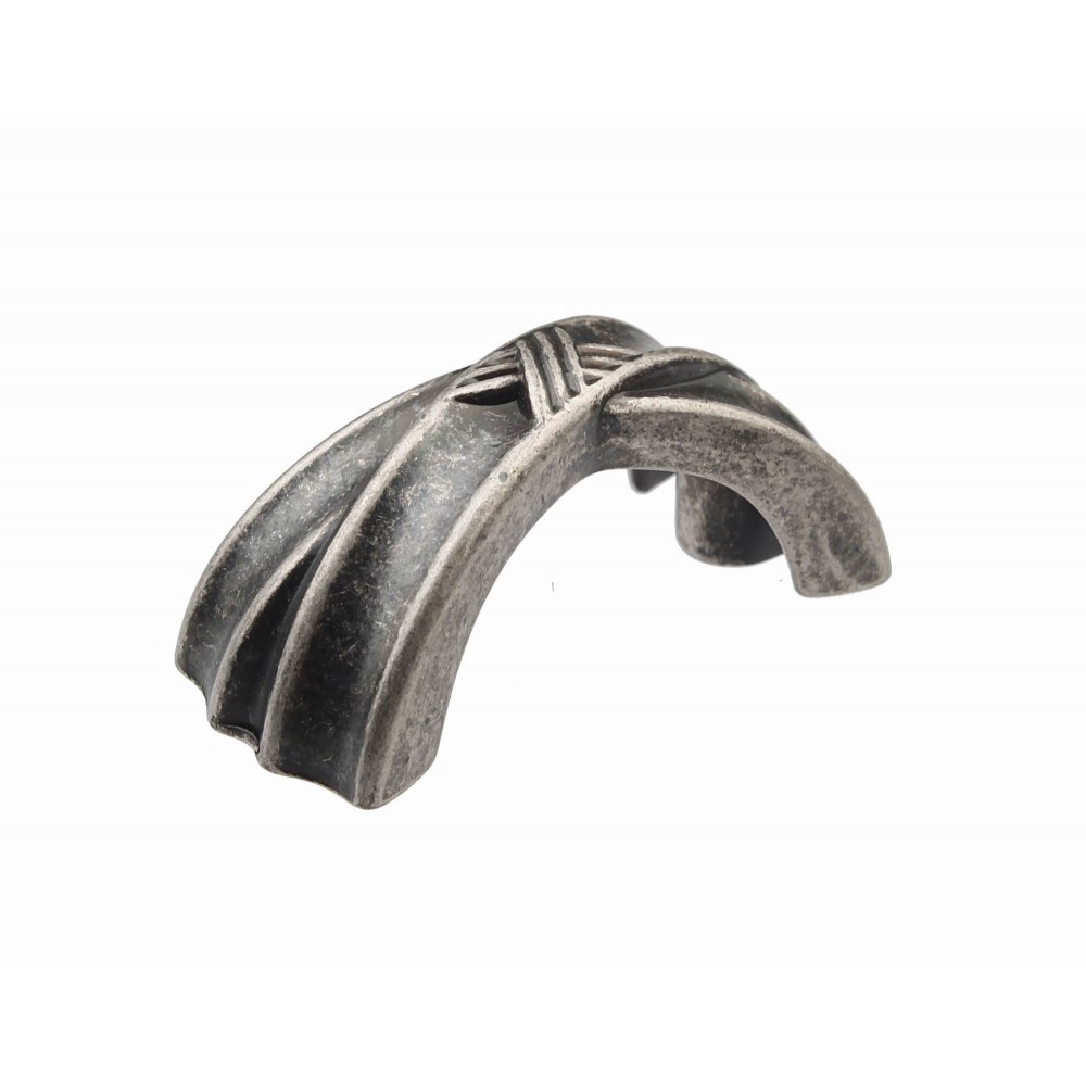  P422/32AS 1-1/4" inch (32mm) Beautiful Vintage Antique Silver, True Silver finish Kitchen Cabinet Pull Handle Closet Wood Door Pull handle Cabinet Door Decorative Hardware Home Decor Victorian Fashion Silver Home Decor Cabinet Furniture Pull