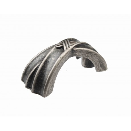  P422/32AS 1-1/4" inch (32mm) Beautiful Vintage Antique Silver, True Silver finish Kitchen Cabinet Pull Handle Closet Wood Door Pull handle Cabinet Door Decorative Hardware Home Decor Victorian Fashion Silver Home Decor Cabinet Furniture Pull