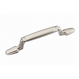  P88102/76SN 3" Inch (76mm) Beautiful Vintage Slightly Brushed Satin Nickel Finish Kitchen Cabinet Pull Handle Closet Wood Door Pull Handle Cabinet Door Decorative Cabinet Hardware Home Decor Furniture Pull Drawer Handle Cupboard Pull
