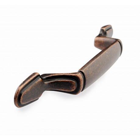  P88102/76AC 3" inch (76mm) Beautiful Vintage Antique Copper Kitchen Cabinet Pull Handle Closet Wood Door Pull handle Cabinet Door Decorative Hardware Home Decor Cabinet Furniture Pull Drawer Handle Cupboard Pull