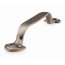  P88106/96ARS 3-3/4" inch (96mm) Beautiful Vintage Aged Victorian Antique Ruby Silver Kitchen Cabinet Pull Handle Closet Wood Door Pull handle Cabinet Door Decorative Hardware Home Decor Cabinet Furniture Pull Drawer Handle Cupboard Pull