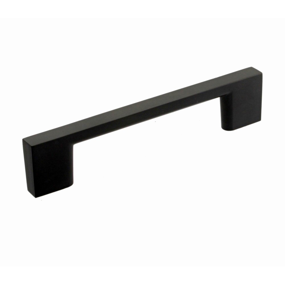  P88149.BLK Flat Black Finish Powder Coated Style Kitchen Cabinet Knob Pull Closet Wood Door Knob Cabinet Door Decoration Hardware Home Decor Furniture Handle Knob Drawer Knob Cupboard Knob