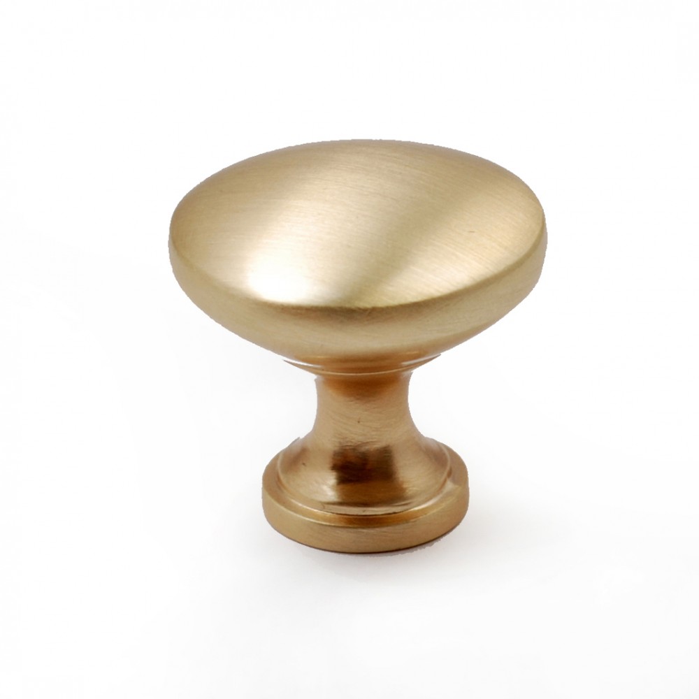 1-1/4"Inch(30mm) N48304/30GD Gold Brushed Style Solid Kitchen Cabinet Knob Pull Closet Wood Door Knob Cabinet Door Decoration Hardware Home Decor Furniture Handle Knob Drawer Knob Cupboard Knob