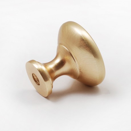 1-1/4"Inch(30mm) N48304/30GD Gold Brushed Style Solid Kitchen Cabinet Knob Pull Closet Wood Door Knob Cabinet Door Decoration Hardware Home Decor Furniture Handle Knob Drawer Knob Cupboard Knob