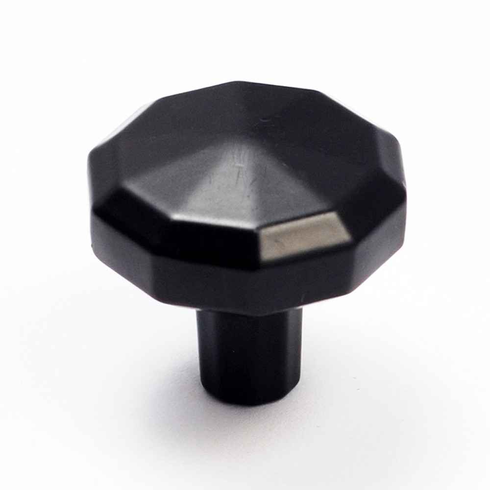 N80175BLK Flat Black Coated Finish Style Kitchen Cabinet Knob Pull Closet Wood Door Knob Cabinet Door Decoration Hardware Home Decor Furniture Handle Knob Drawer Knob Cupboard Knob