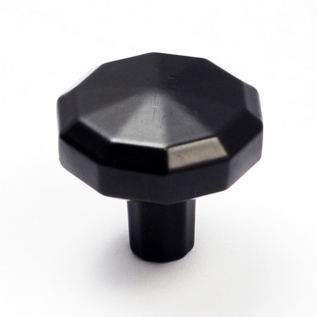 N80175BLK Flat Black Coated Finish Style Kitchen Cabinet Knob Pull Closet Wood Door Knob Cabinet Door Decoration Hardware Home Decor Furniture Handle Knob Drawer Knob Cupboard Knob