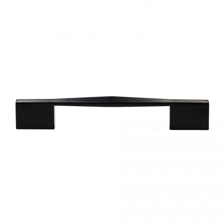 P80156BLK Flat Black Coated Finish Style Kitchen Cabinet Knob Pull Closet Wood Door Knob Cabinet Door Decoration Hardware Home Decor Furniture Handle Knob Drawer Knob Cupboard Knob