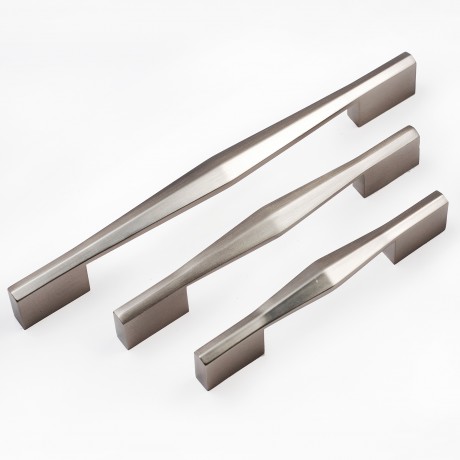 P80156MSN Slightly Brushed Matt Satin Nickel Style Kitchen Cabinet Knob Pull Closet Wood Door Knob Cabinet Door Decoration Hardware Home Decor Furniture Handle Knob Drawer Knob Cupboard Knob