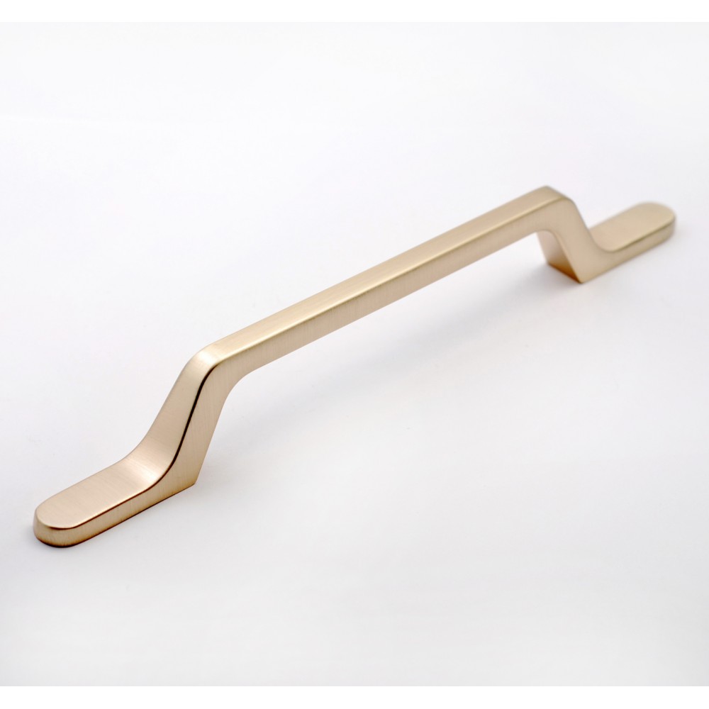 P8902.96GD & P8902.128GD Gold Brushed Modern Style Kitchen Cabinet Knob Pull Closet Wood Door Knob Cabinet Door Decoration Hardware Home Decor Furniture Handle Knob Drawer Knob Cupboard Knob