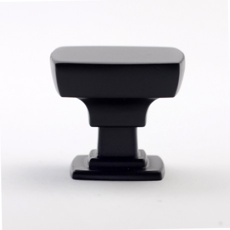 N9016.BLK Beautiful Vintage Flat Black Coated Finish BLK Kitchen Cabinet Knob Closet Wood Door Knob Handle Cabinet Door Decorative Hardware Home Decor Furniture Pull Drawer Knob Cupboard Pull
