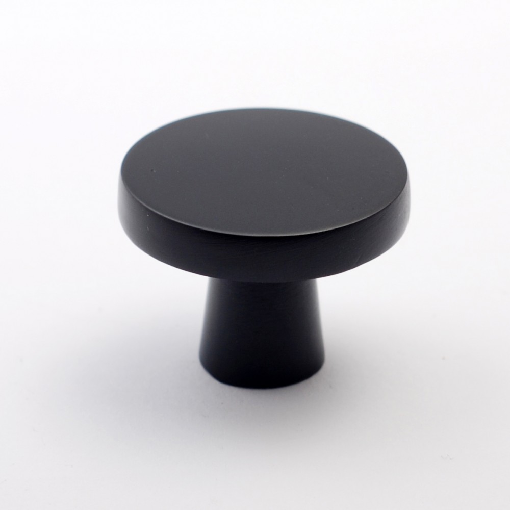N9018.BLK Beautiful Vintage Flat Black Coated Finish BLK Kitchen Cabinet Knob Closet Wood Door Knob Handle Cabinet Door Decorative Hardware Home Decor Furniture Pull Drawer Knob Cupboard Pull K02.BK