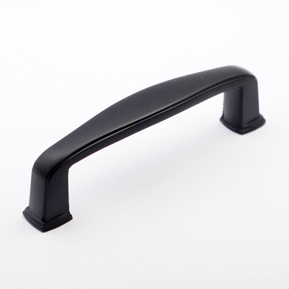 P80048.76BLK Beautiful Vintage Flat Black Coated Finish BLK Kitchen Cabinet Knob Closet Wood Door Knob Handle Cabinet Door Decorative Hardware Home Decor Furniture Pull Drawer Knob Cupboard Pull