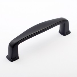 P80048.76BLK Beautiful Vintage Flat Black Coated Finish BLK Kitchen Cabinet Knob Closet Wood Door Knob Handle Cabinet Door Decorative Hardware Home Decor Furniture Pull Drawer Knob Cupboard Pull
