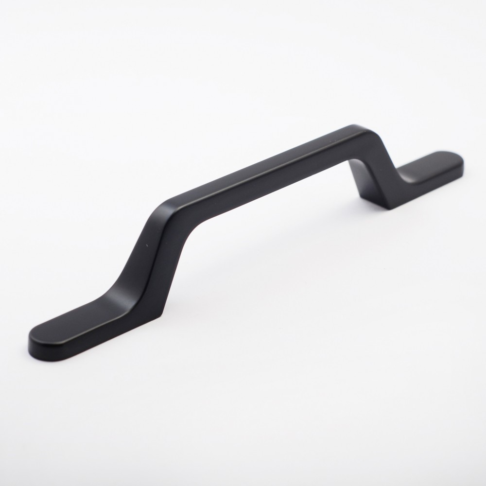 P8902.96BLK & P8902.128BLK Beautiful Vintage Flat Black Coated Finish BLK Kitchen Cabinet Knob Closet Wood Door Knob Handle Cabinet Door Decorative Hardware Home Decor Furniture Pull Drawer Knob Cupboard Pull