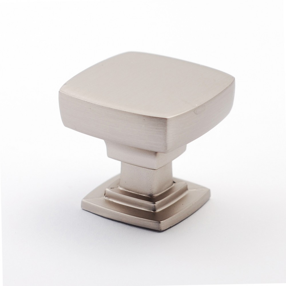 N9016.MSN & N9016.SN Slightly Brushed Matt Satin Nickel Style Kitchen Cabinet Knob Pull Closet Wood Door Knob Cabinet Door Decoration Hardware Home Decor Furniture Handle Knob Drawer Knob Cupboard Knob